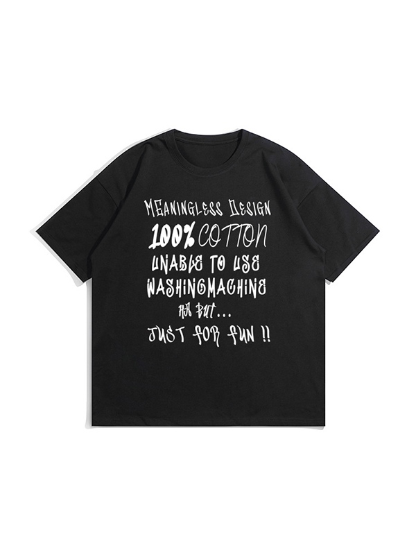 Men's Print Loose Short Sleeve Tee-2