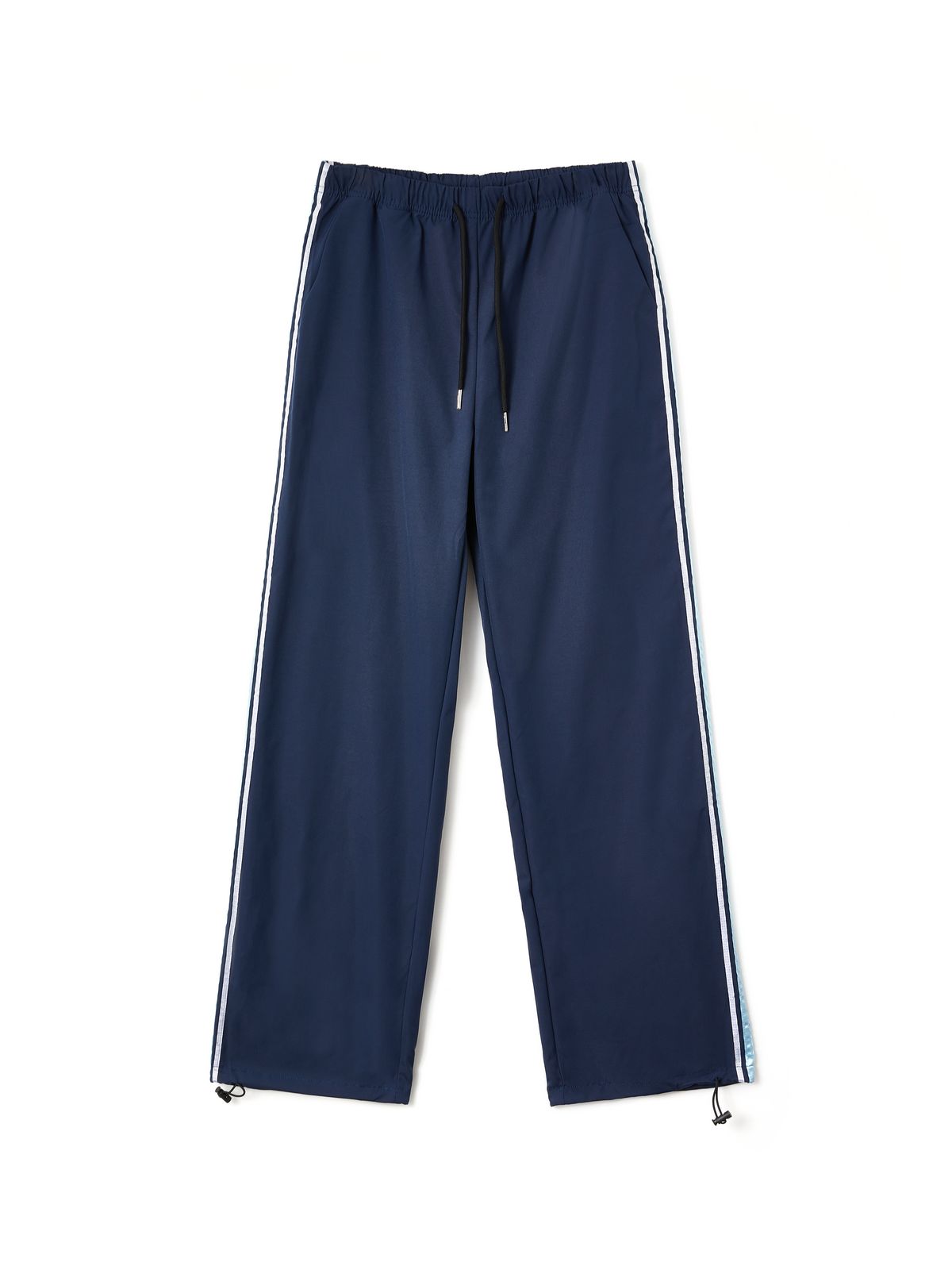 Vintage Contrast Striped Straight Leg Pants-3