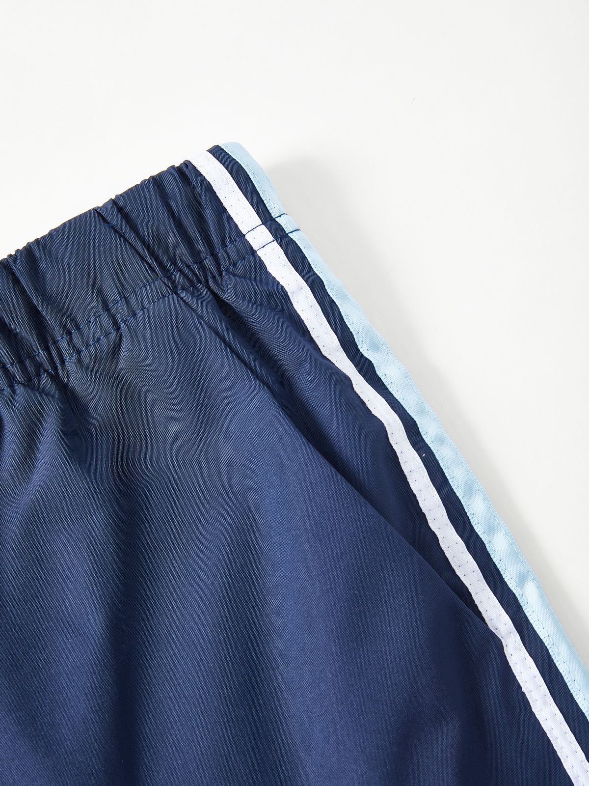 Vintage Contrast Striped Straight Leg Pants-5