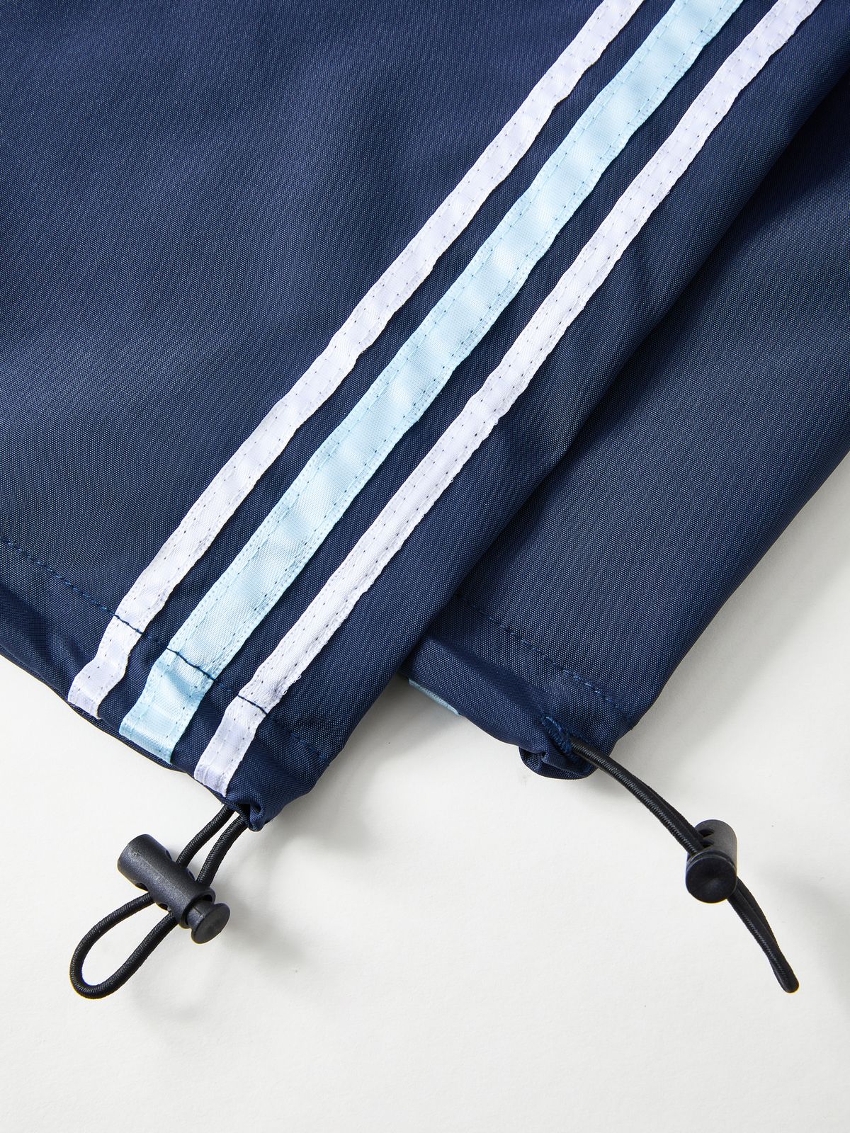 Vintage Contrast Striped Straight Leg Pants-7