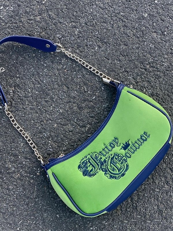 Vintage Embroidered Velvet Shoulder Bag-2