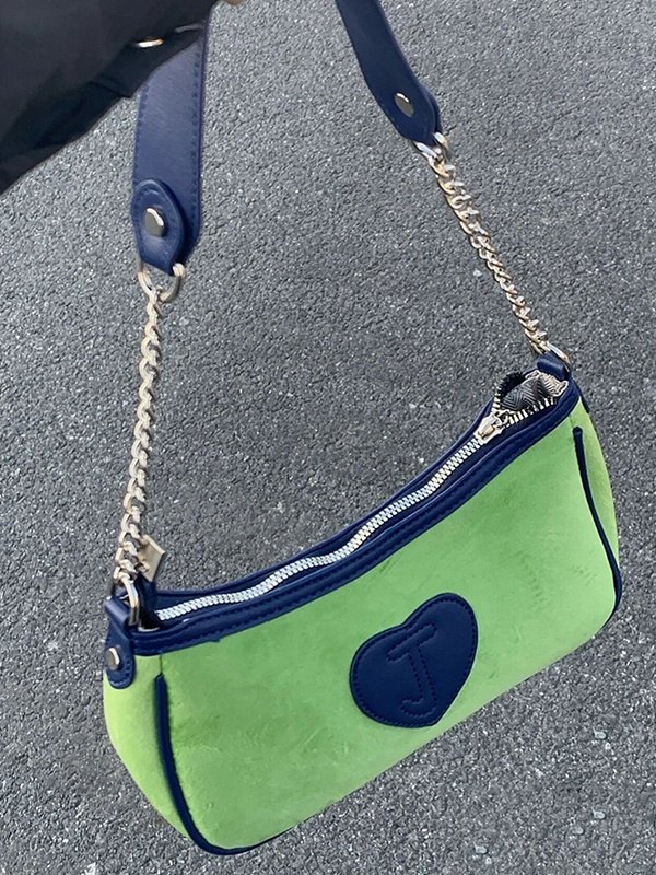 Vintage Embroidered Velvet Shoulder Bag-1