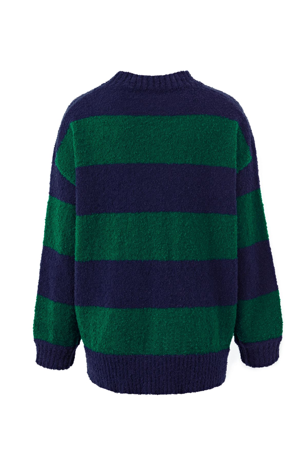 Oversized Stripe Pullover Sweater-5